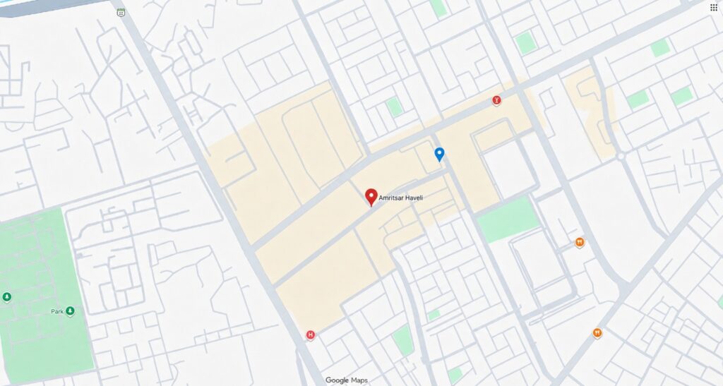 amritsar haveli map
